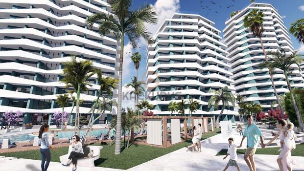 Appartamento 1+1 in Vendita a İskele Long Beach - Vita di Lusso con Vista sul Mediterraneo