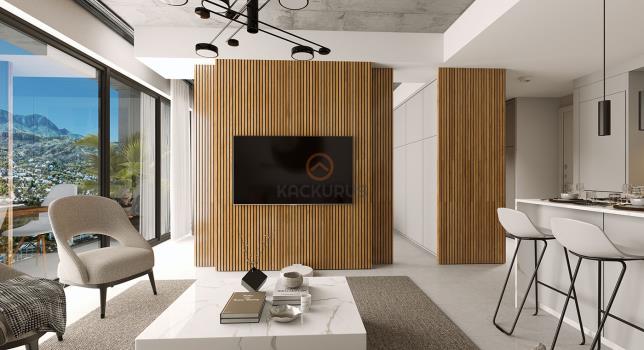 Appartement moderne 1+1 à vendre dans l’emplacement le plus prisé de Girne