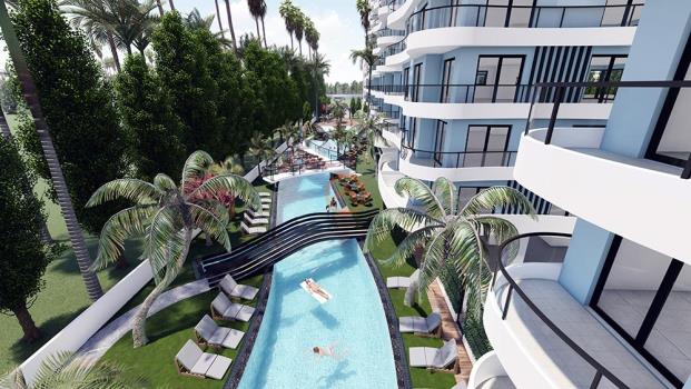 شقة استثمارية 3+1 مع شرفة للبيع في إسكيله، شمال قبرص