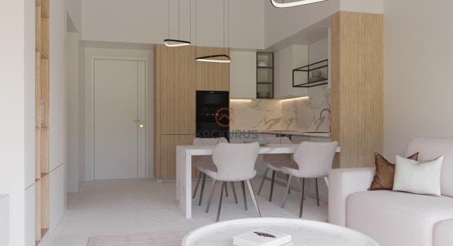 Двухуровневые квартиры 2+1 с современной архитектурой на продажу в Искеле, Северный Кипр