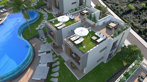 Satılık 2+1 Lüks Daireler Girne'de - Doğayla İç İçe, Modern Yaşam