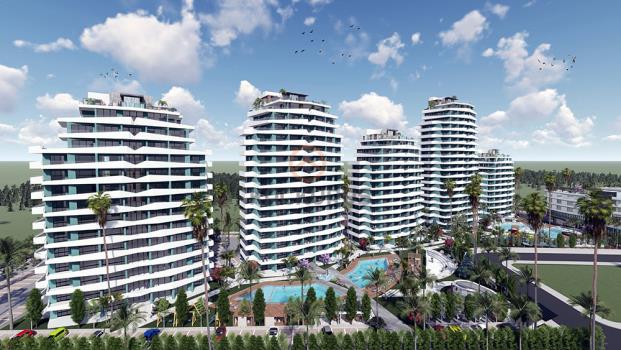 Apartamentos de Lujo en Venta en İskele Long Beach Donde Puedes Disfrutar de Vacaciones Todo el Año