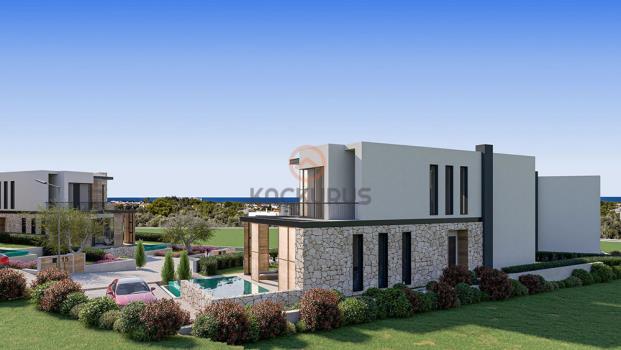 Ultra Luxus 4+1 Villa, Die Die Natur Umarmt, in Girne Ozanköy – Mit Pool und Privatem Garten