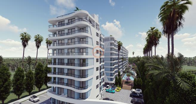 Appartement 2+1 À Vendre À İskele Chypre Du Nord - Opportunité D'investissement, Avec Vue Sur La Nature