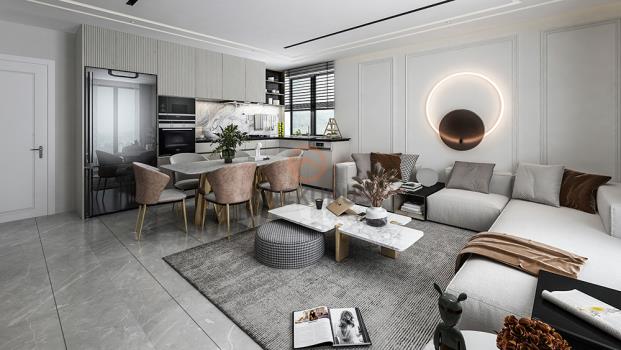 شقة بنتهاوس 3+1 مضمونة الإيجار للبيع في غازي ماعصة