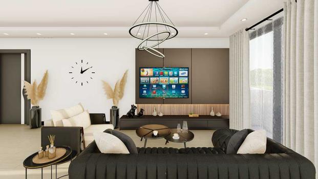 Appartement Bureau 3+1 À Vendre À İskele Chypre Du Nord | Vue Mer Et Montagne