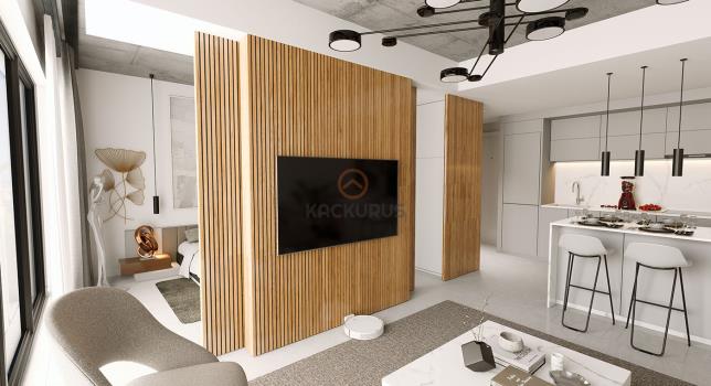 Уютная 1+1 квартира на продажу в центре Кирении