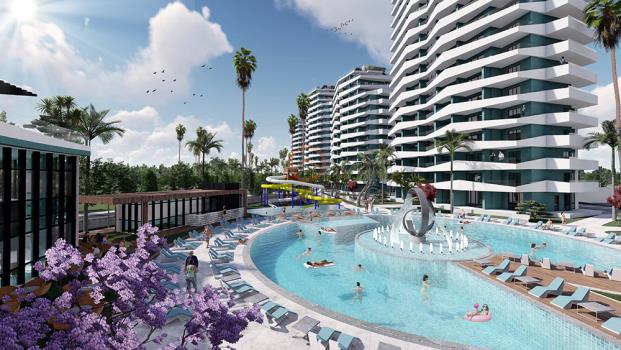 Studio à Vendre à İskele Long Beach - Vacances de Luxe et Investissement